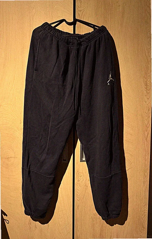 Nick Herren Jogginghose L Schwarz mit Kordelzug, elastischer Bund Sport/Freizeit