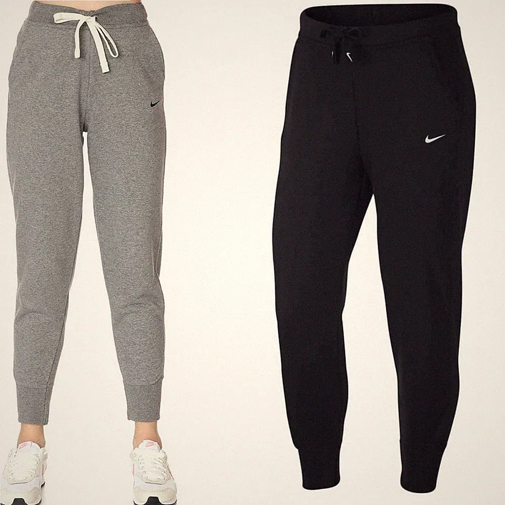 Nike 7/8 Jogginghose Sporthose Freizeithose Frauen Damen Baumwolle grau