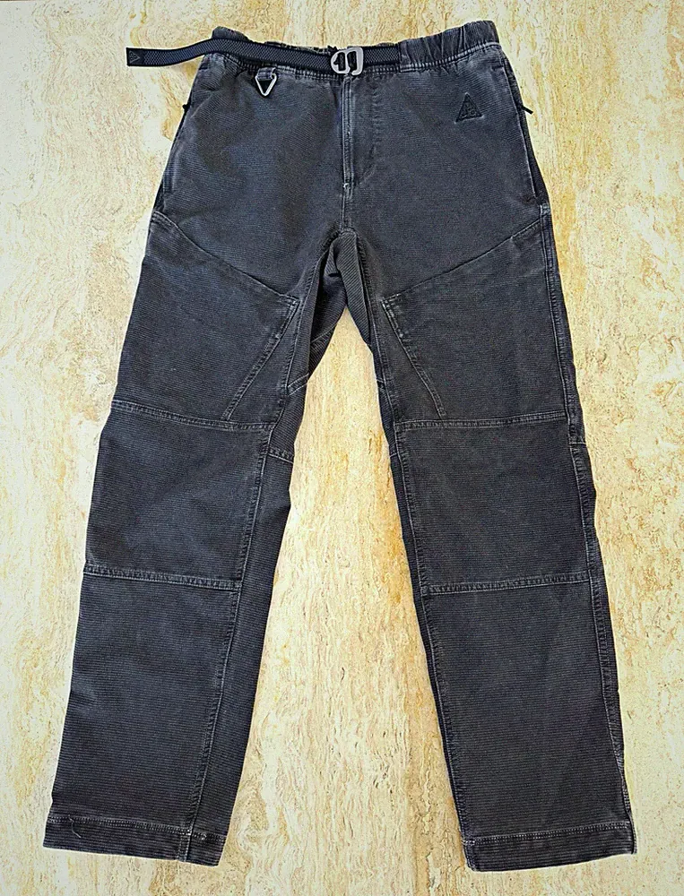 Nike ACG Wanderhose Herren Grau Gr. S 100% Baumwolle Modell DH3107-010