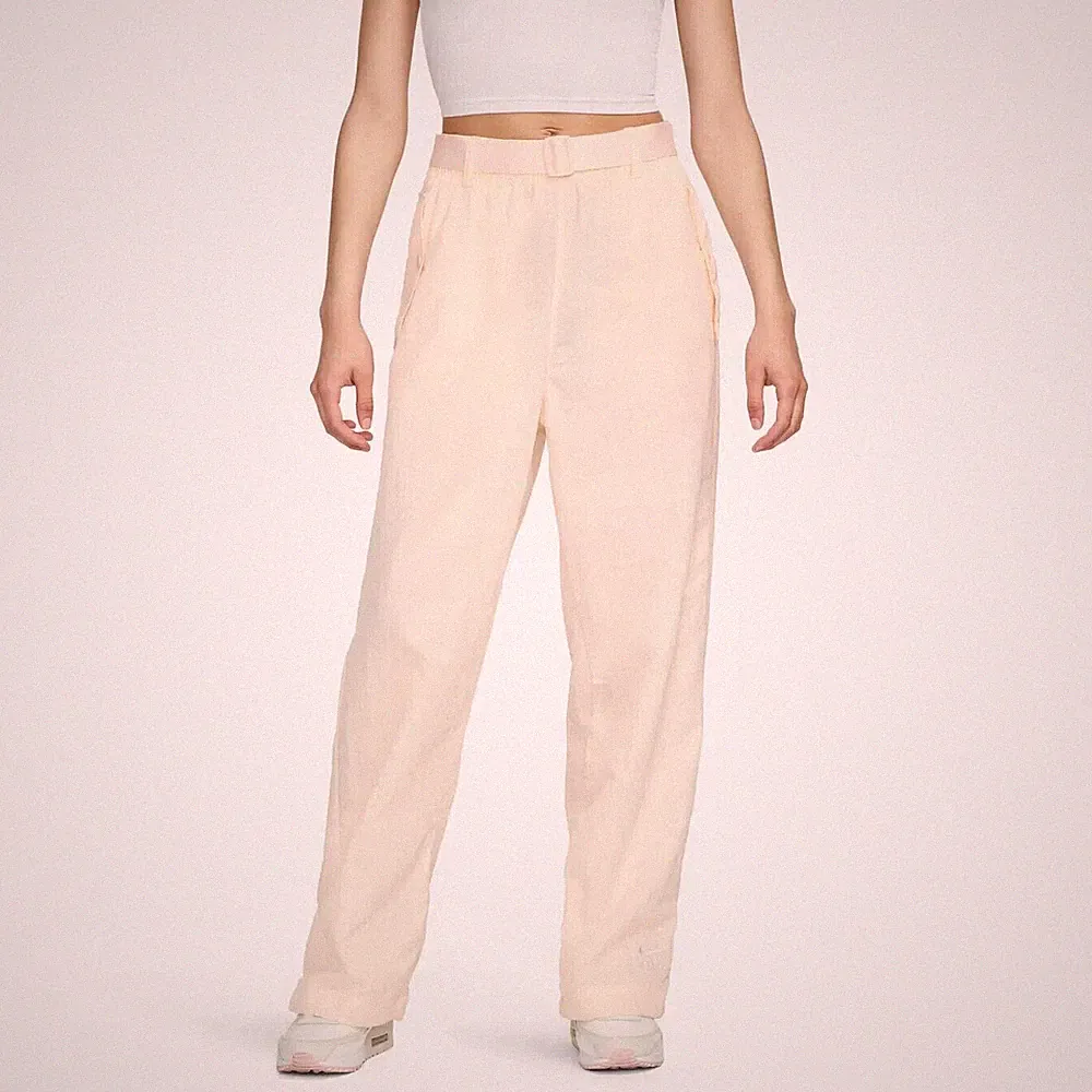Nike Air Damen Jogginghose hoher Taille FB8084-838 Beige Training Hose Neu XXL