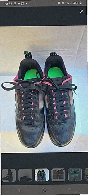 Nike Air Force 1 React Black Pink DH 7615 Größe 42,5 EU