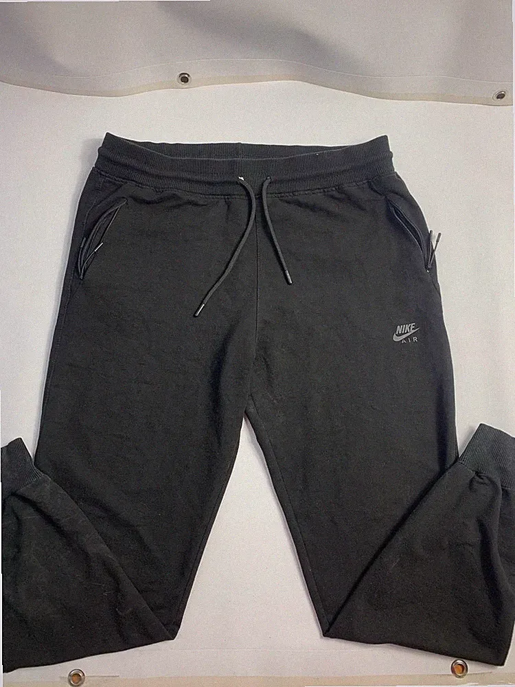Nike Air Herren Jogginghose Gr 3XL Schwarz Sweatpants Traininghose Übergröße