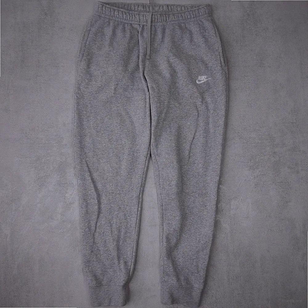 Nike Club Fleece Jogginghose Herren M Grau Meliert Tapered Fit Sportwear