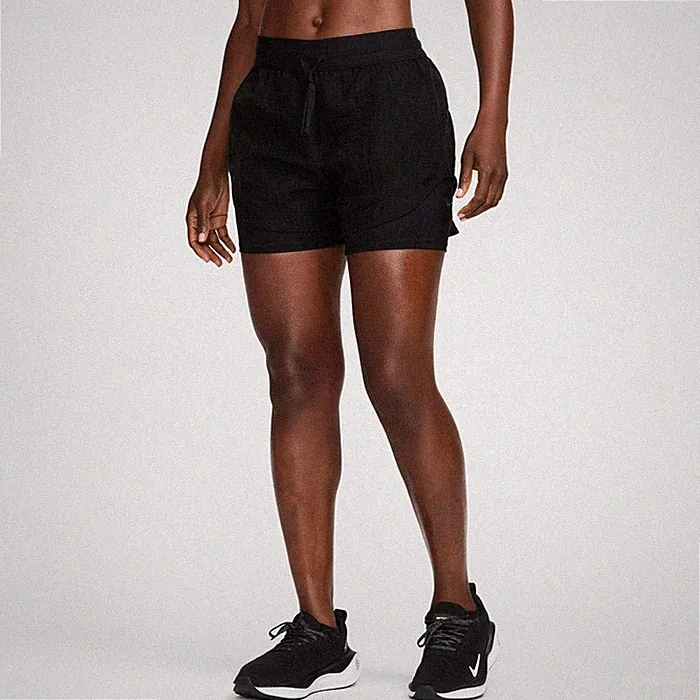 Nike Division Dri-FIT 2-in1 Damen Laufshorts FV6361-010 Kurze Hose Jogging XL
