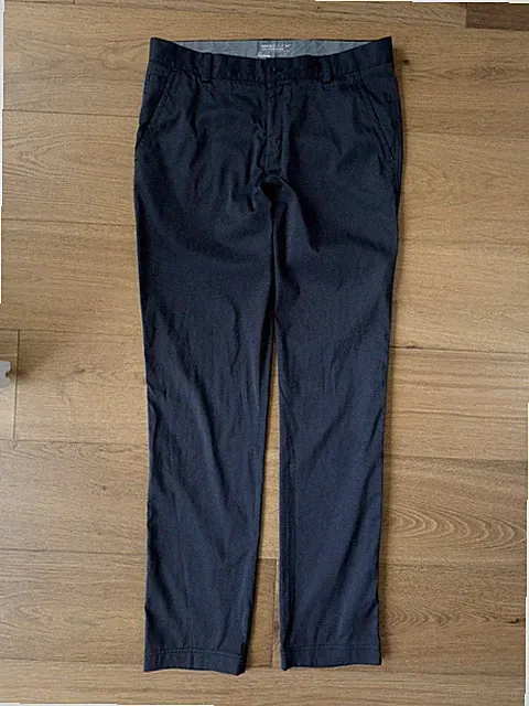 Nike Dri-FIT Golf Pants Mens 32x34Black Straight Leg Stretch Performance Casual