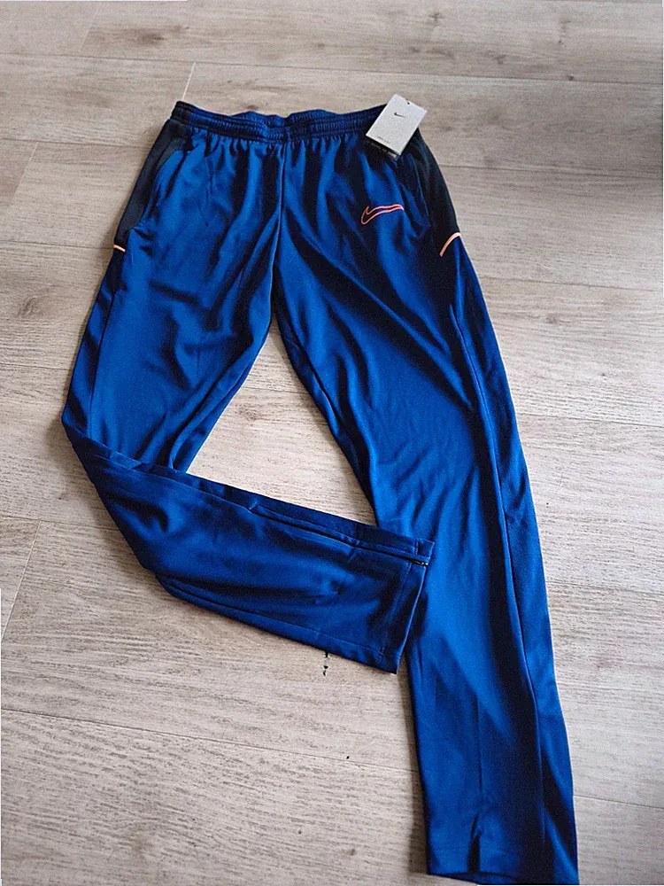 Nike DRI-FIT Herren Jogginghose Gr. M Blau/Schwarz HJ3776-492