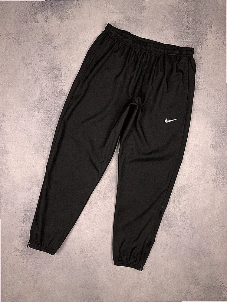 Nike Dri Fit Swoosh Drill Jogginghose Nylon Schwarz Trainingshose Herren Gr.XL