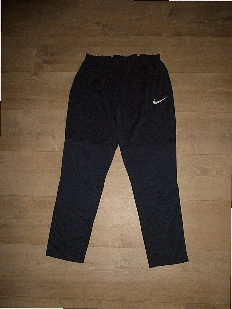 NIKE DRY-FIT Herren Sport-Hose Trainingshose Jogginghose Blau Gr.L L30 *TOP* R0