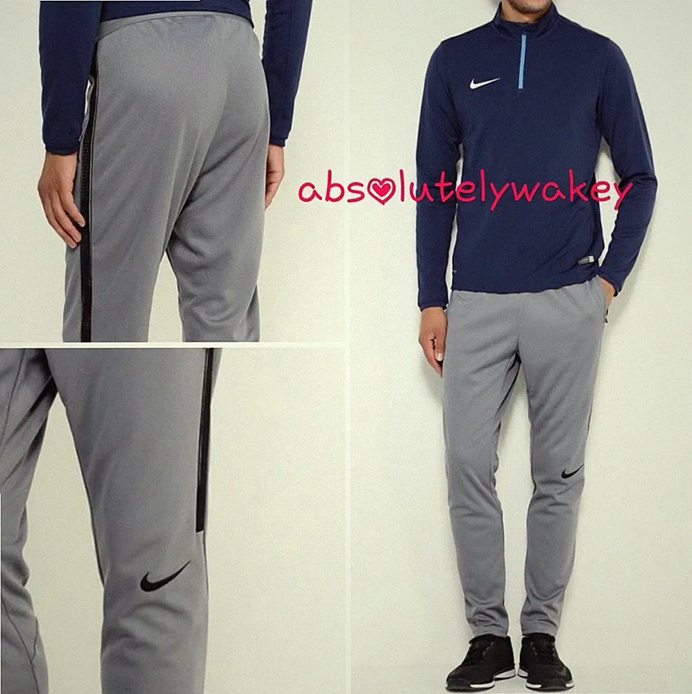 NIKE Dry Strike Trainingshose Sweatpants Dri-FIT Fußball Cool Grau