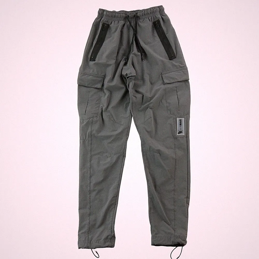 Nike Herren Jogginghose Air Max Cargo Grau Größe S #QWE3581