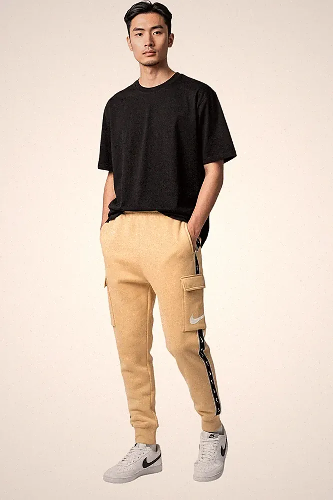 Nike Herren Jogginghose Cargo Beige XS