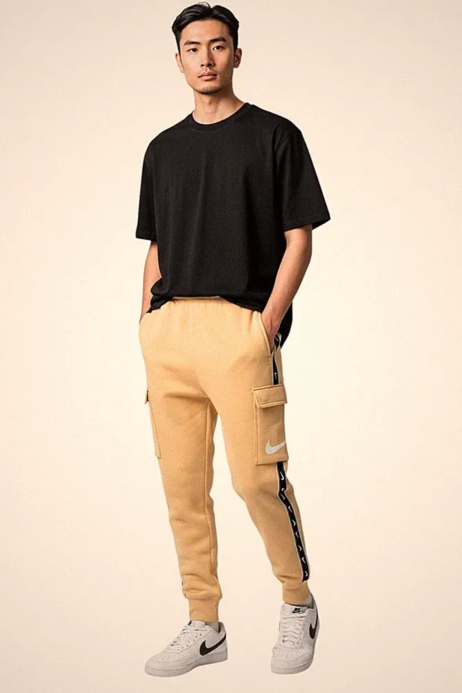 Nike Herren Jogginghose Cargo Beige XS