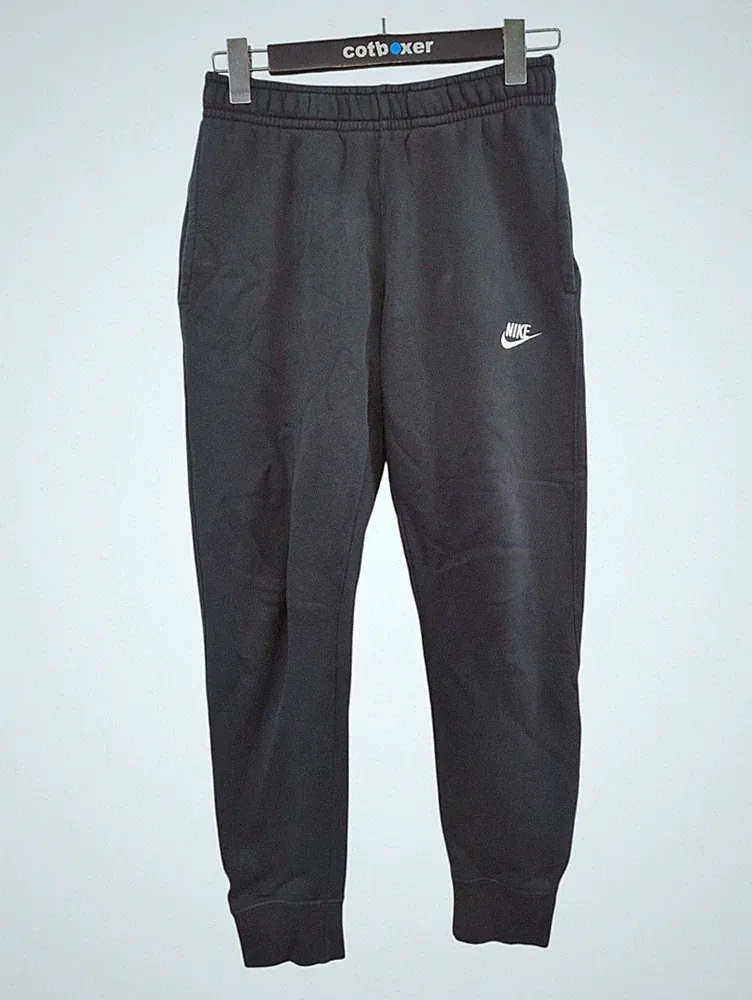 Nike Herren Jogginghose Club CF BB Schwarz Weiß Größe XS