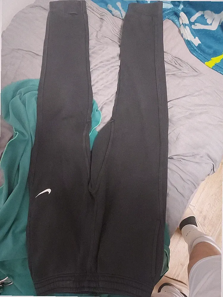 NIKE Herren Jogginghose Fitness Sport Hose Anthrazit Schwarz Gr. S TOP