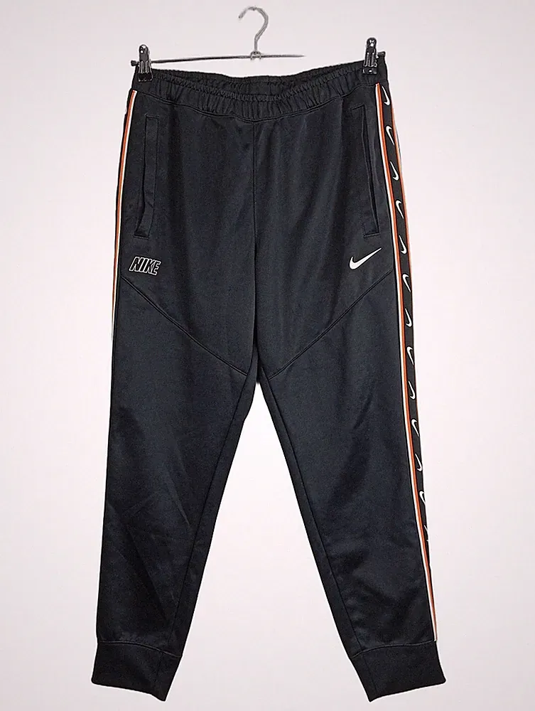 Nike Herren Jogginghose Freizeit Sport Polyester Schwarz Gr. 48 M