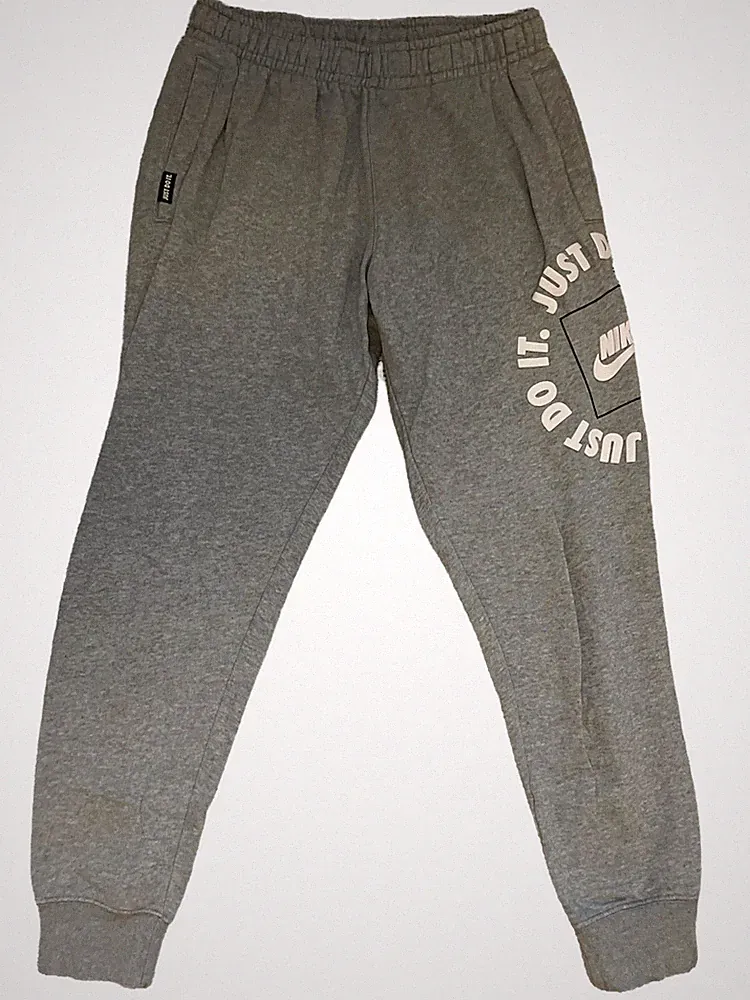 Nike Herren Jogginghose Grau Sportlich Gr. S Just Do It