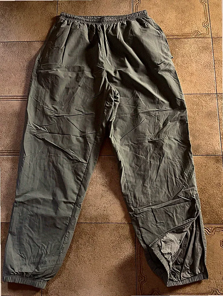 Nike Herren Jogginghose Grau XL Polyester Elastikbund Zugband Tapered 30"