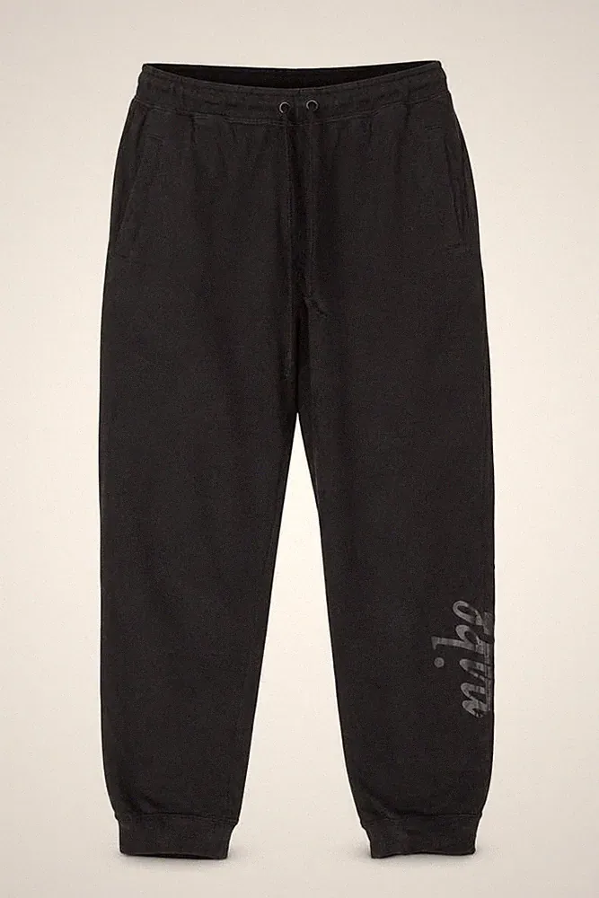 Nike Herren Jogginghose Größe L Schwarz Freizeit Gummibund Logo