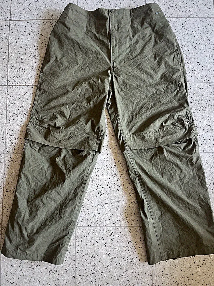 Nike Herren Jogginghose Hose Grün L Freizeit Laufen