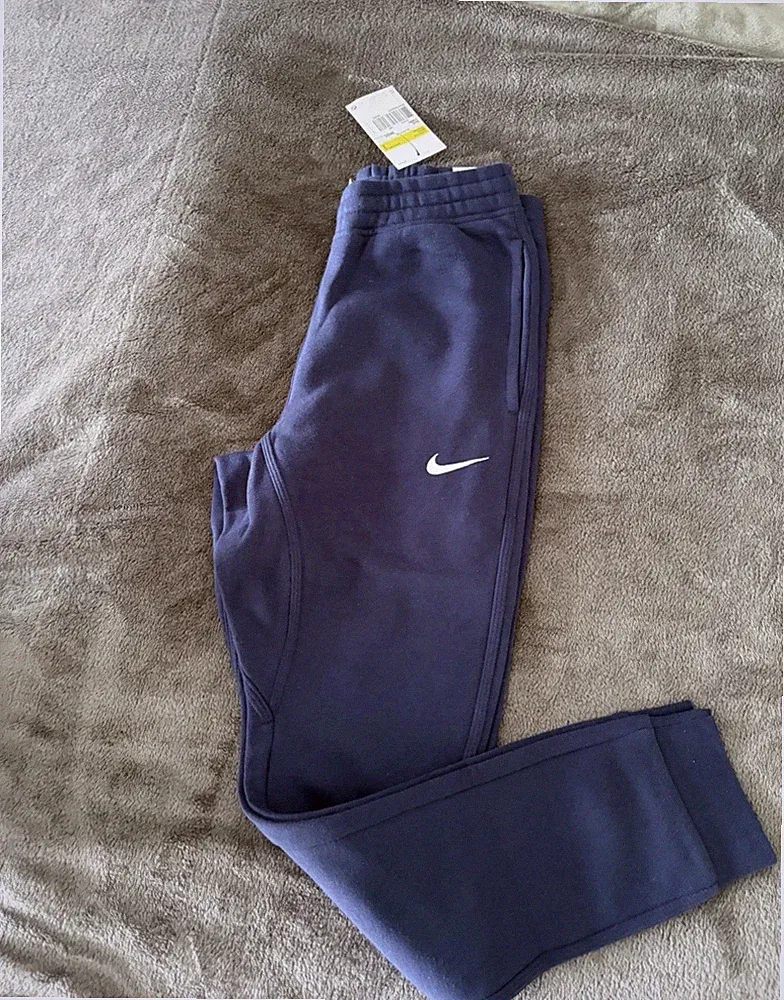 Nike Herren Jogginghose/Hose Standard Fit Taper Leg Blau Gr. S Fitness Training
