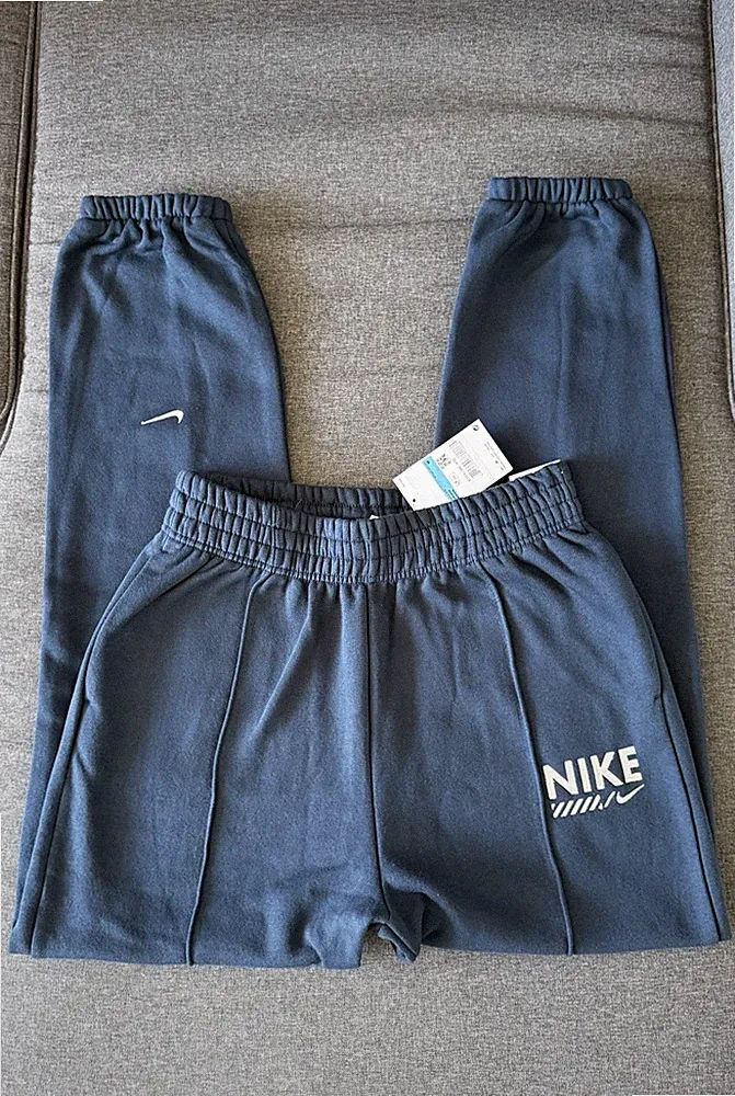 Nike Herren Jogginghose Marineblau M Logo Uni Schmales Bein FZ6374-999