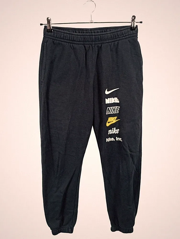 Nike Herren Jogginghose Multi-Logo Fleece Schwarz Gr. S