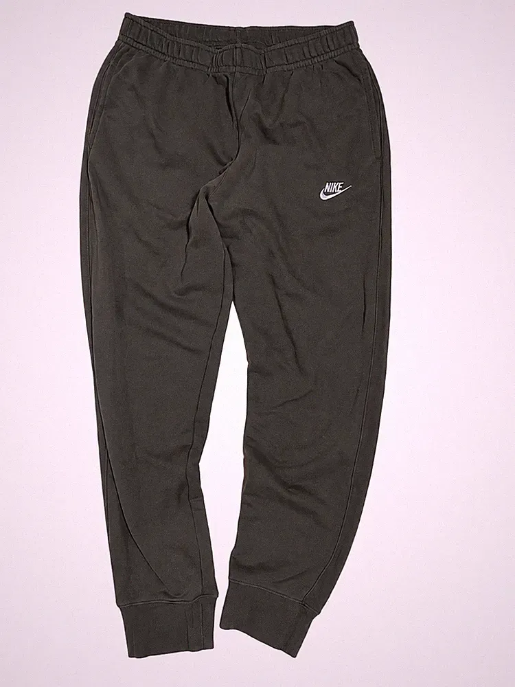 Nike Herren Jogginghose Olivgrün Gr. M Club Fleece Sporthose Track Pants