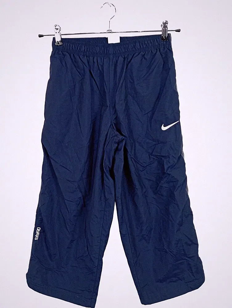 Nike Herren Jogginghose Sportlich Gr. 46 Blau Trainingshose Nylon