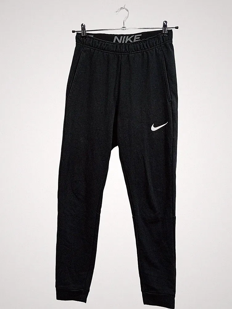 Nike Herren Jogginghose Trainingshose Schwarz Gr. S 46 Sporthose Baumwolle