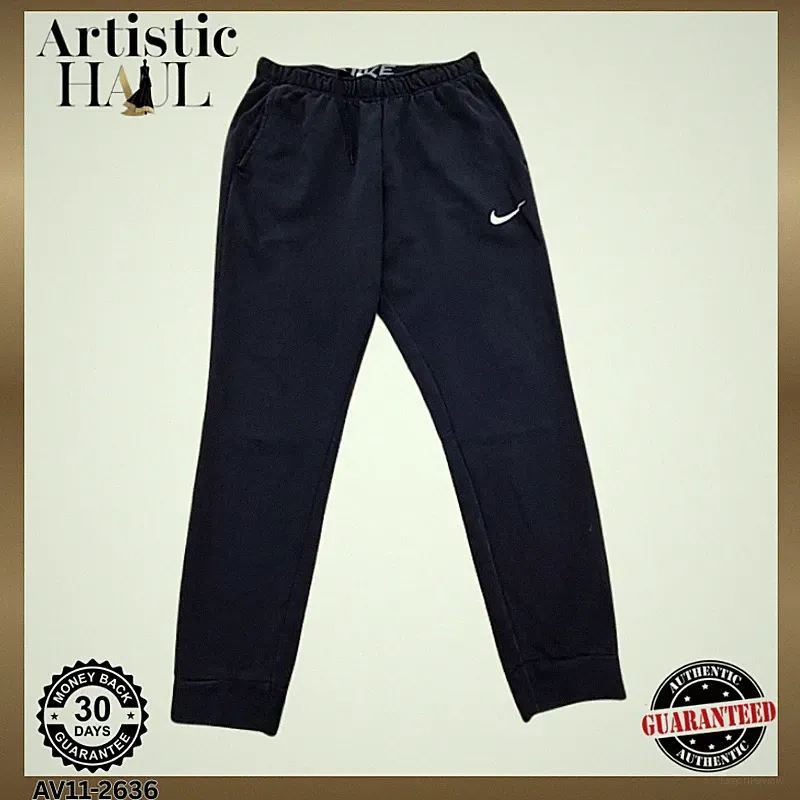 Nike Herren Schwarz Dri-Fit Jogginghose XL Tapered