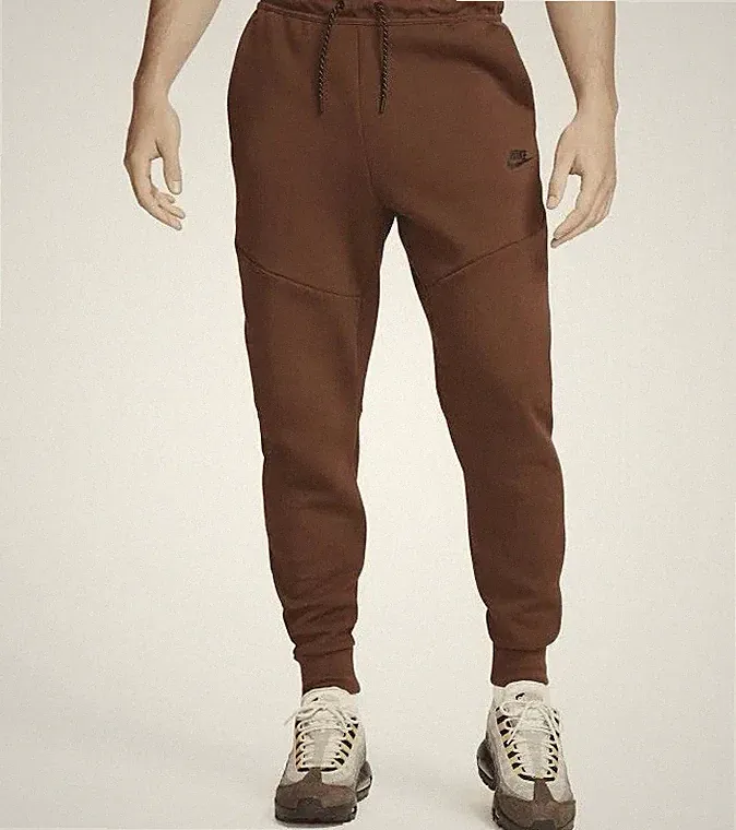 Nike Herren Tech Fleece Hose – Größe M – Braun – Top Zustand