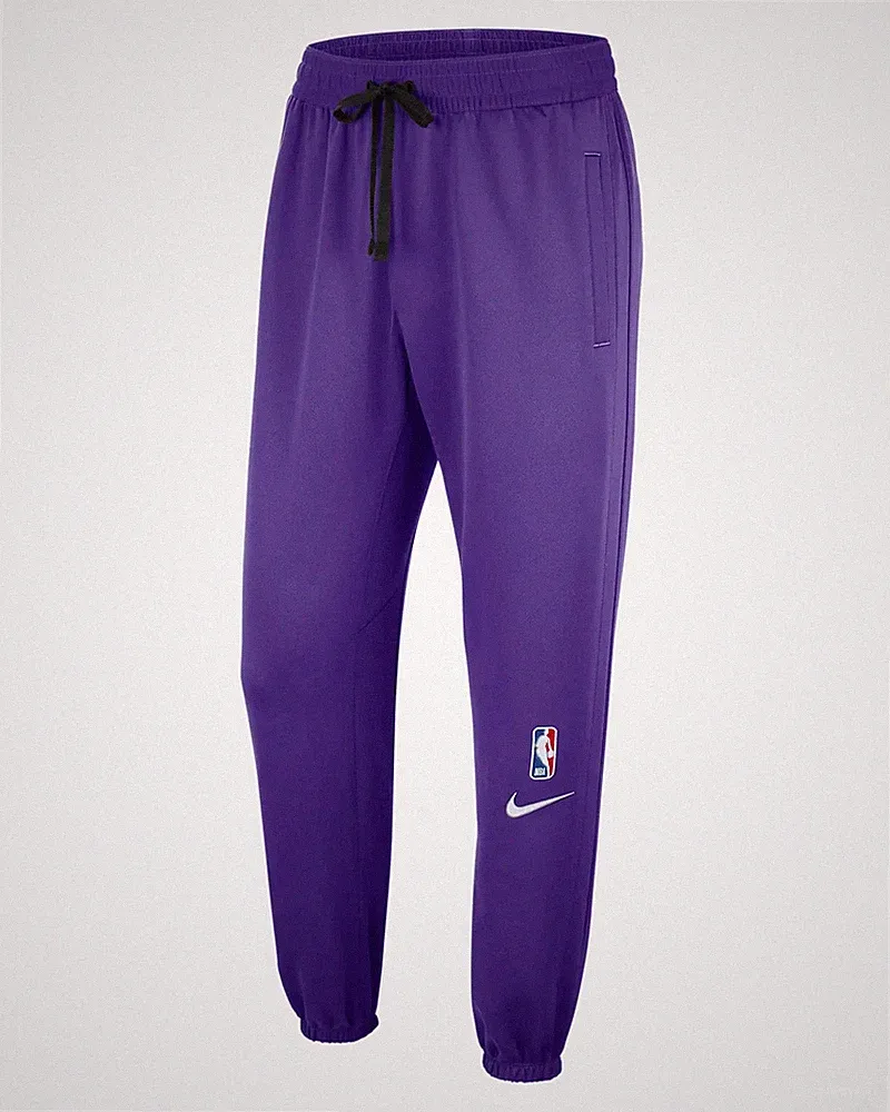 Nike Herren Trainings Hose NBA Los Angeles Lakers CN3974-504 Jogging Sport Gym L