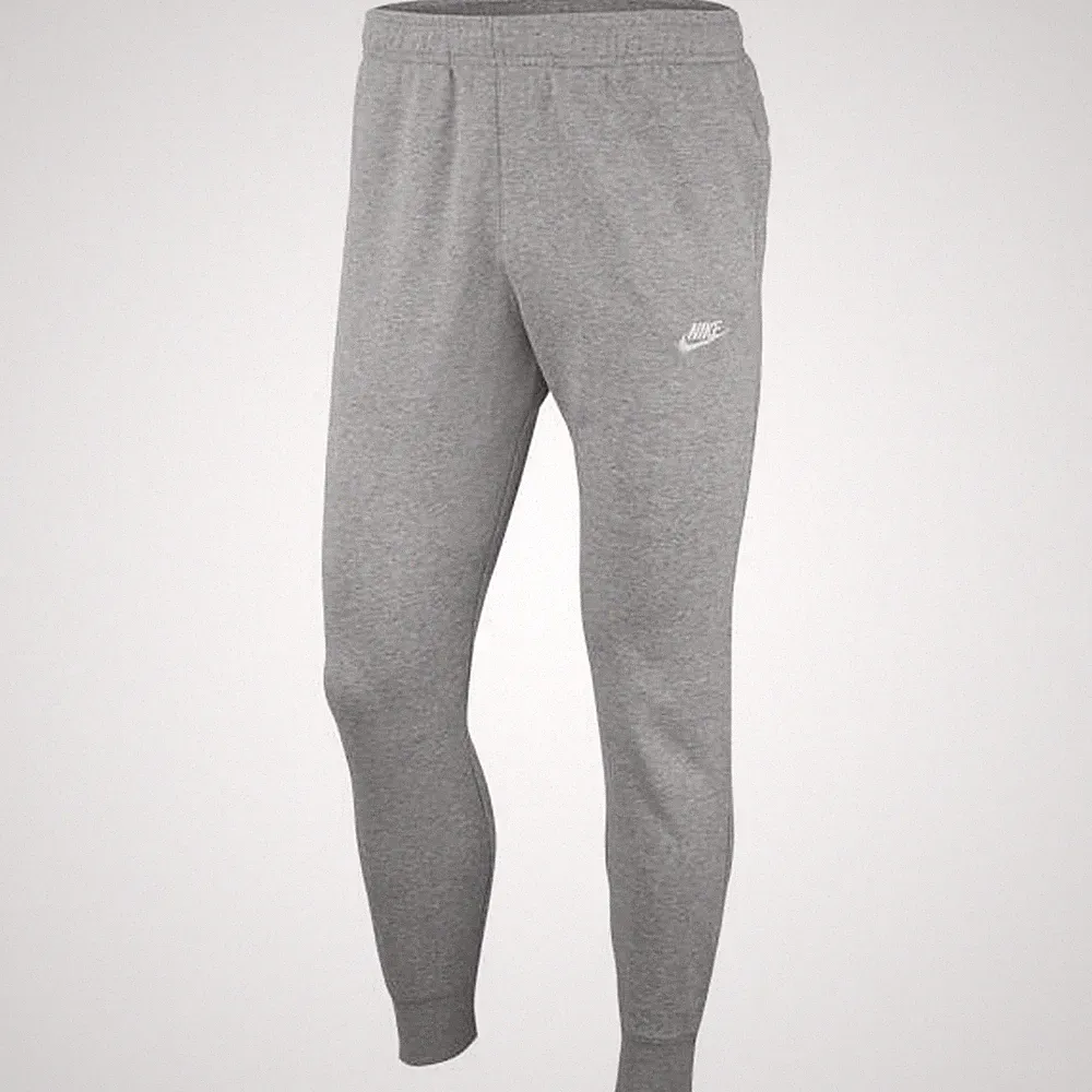 Nike Herren Trainingshose Sport Fitness Jogging Hose Club Fleece Jogger Grau Neu