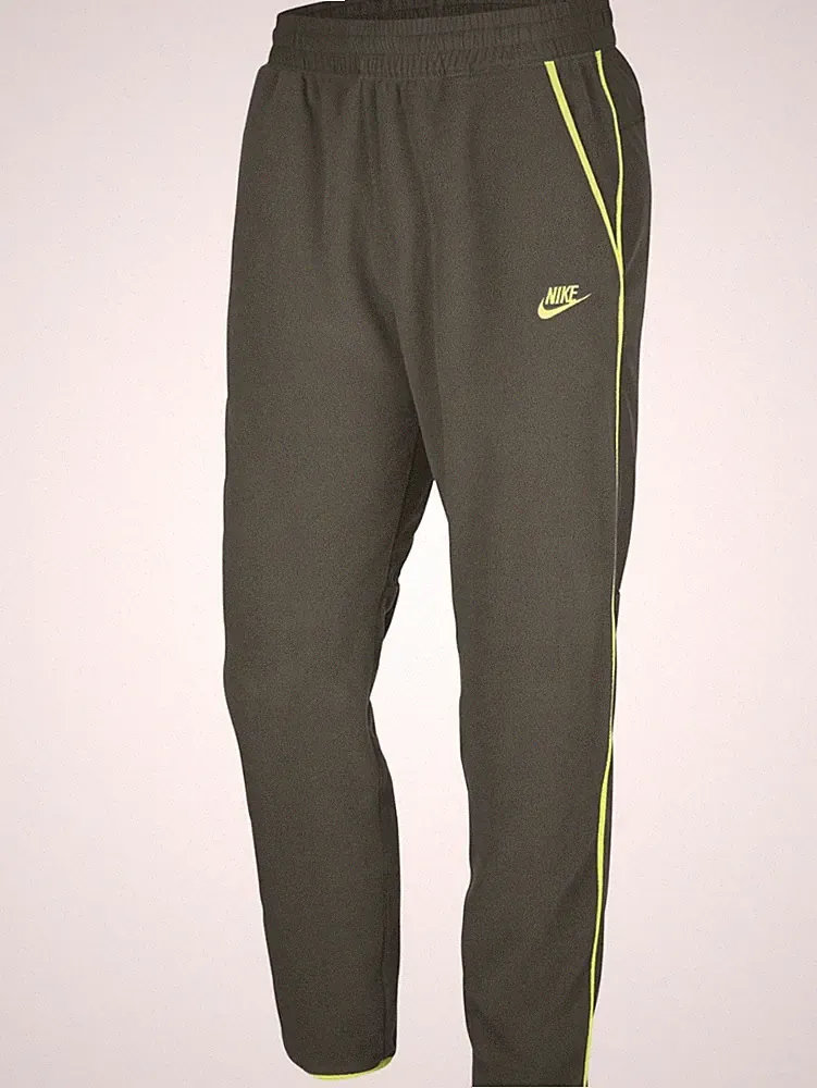 Nike Herren Winter Sweatpants Jogginghose Grün Khaki Gelb Größe M Neu