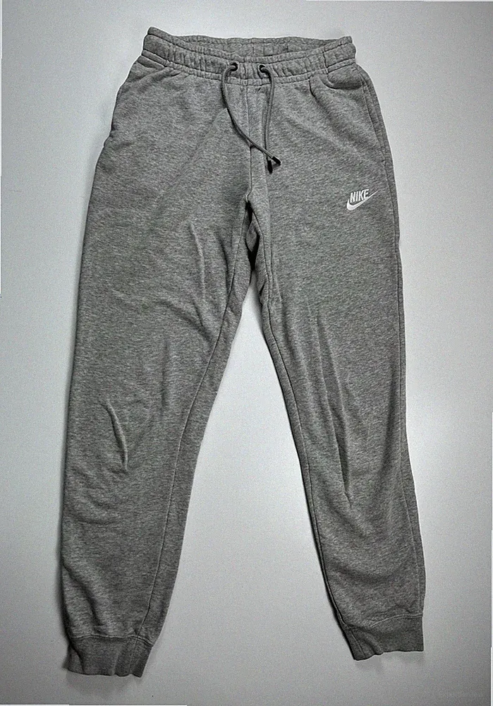 Nike Herren XS Grau Trainingshose Jogginghose Nylon Polyester 100% Authentisch