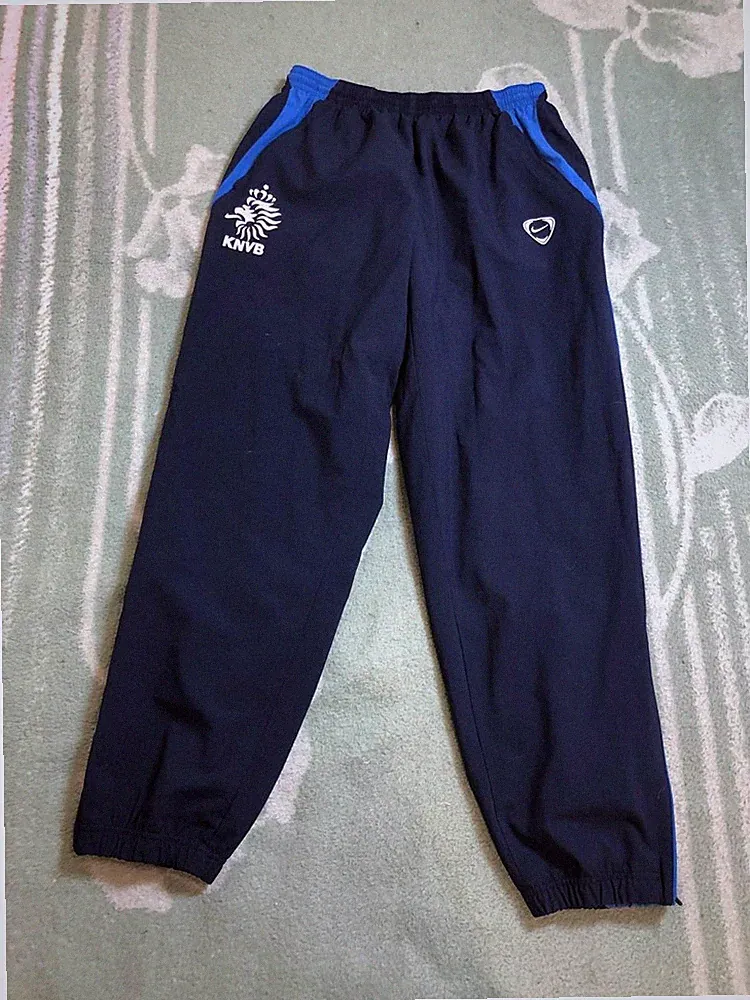 NIKE Hip Hop Jogginghose Y2K Baggy NYLON Sweatpants L