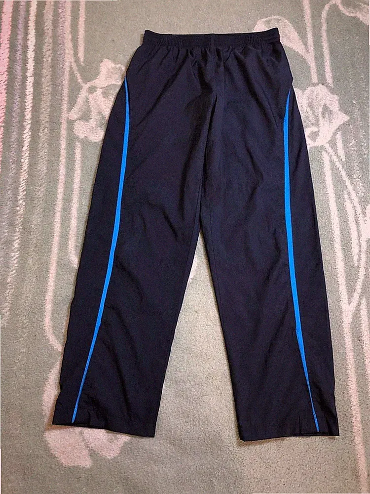 NIKE Hip Hop Jogginghose Y2K Baggy NYLON Sweatpants M