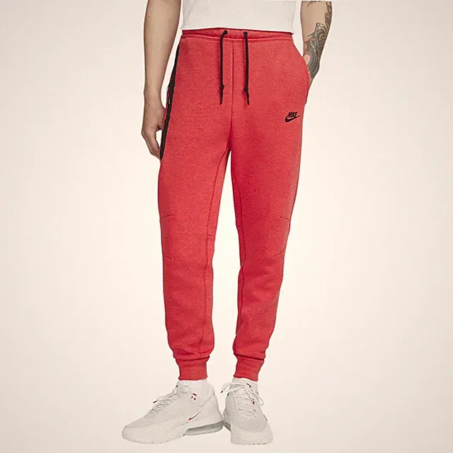 Nike Hose für Herren Tech Fleece Rot