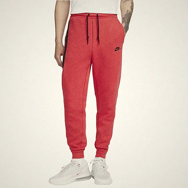 Nike Hose für Herren Tech Fleece Rot