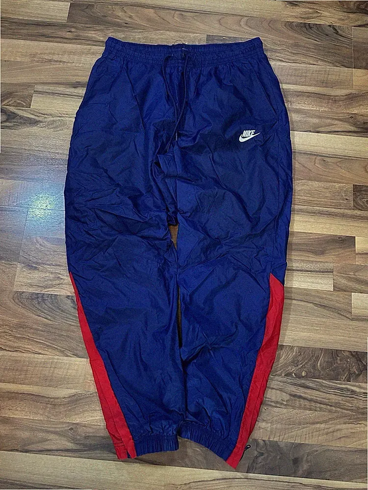 Nike Jogging Hose/Trackpants blau/rot L