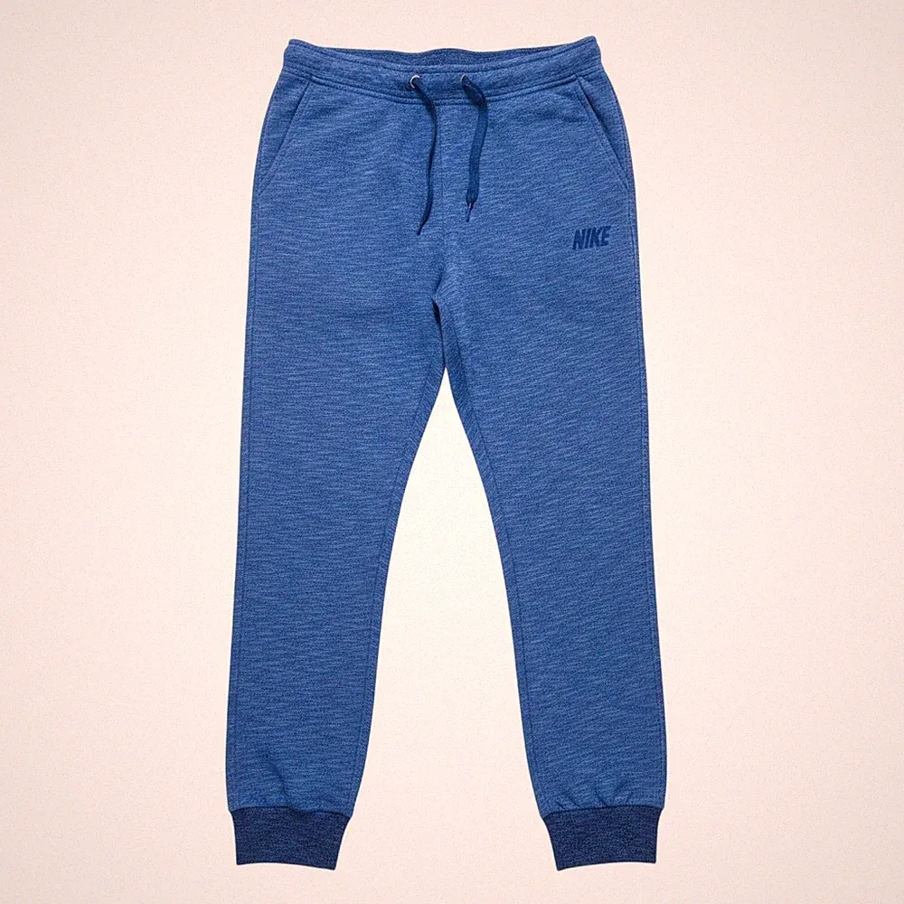 Nike Jogginghose Damen M Blau Trainingshose Sweatpants Jogger Sport Freizeit