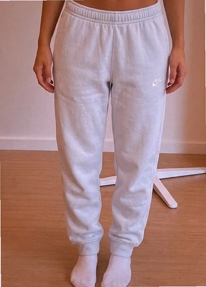 NIKE JOGGINGHOSE DAMEN M HELLBLAU BABYBLAU SWEATPANTS HOSE TRACK PANTS CLUB