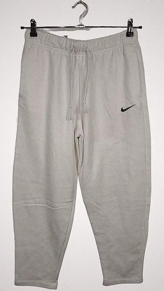 Nike Jogginghose Damen Sweathose Baumwolle Weiß Größe 38 Casual Sport