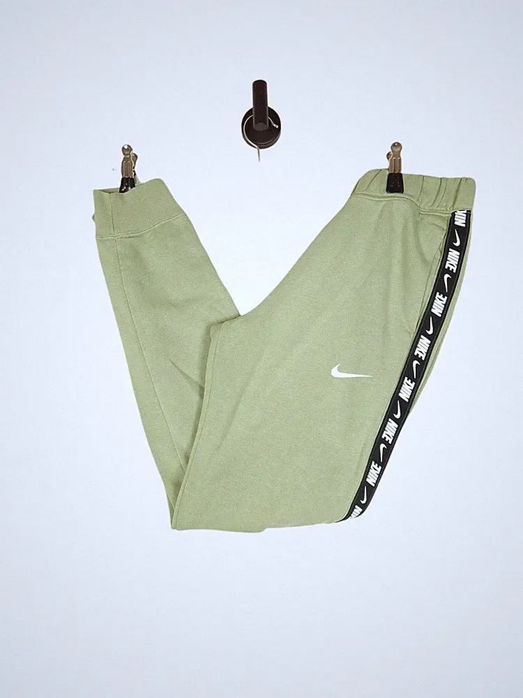 Nike Jogginghose Gr. XS W26 bis 28 Grün Herren Taped Trainingsanzug Jogging Hose