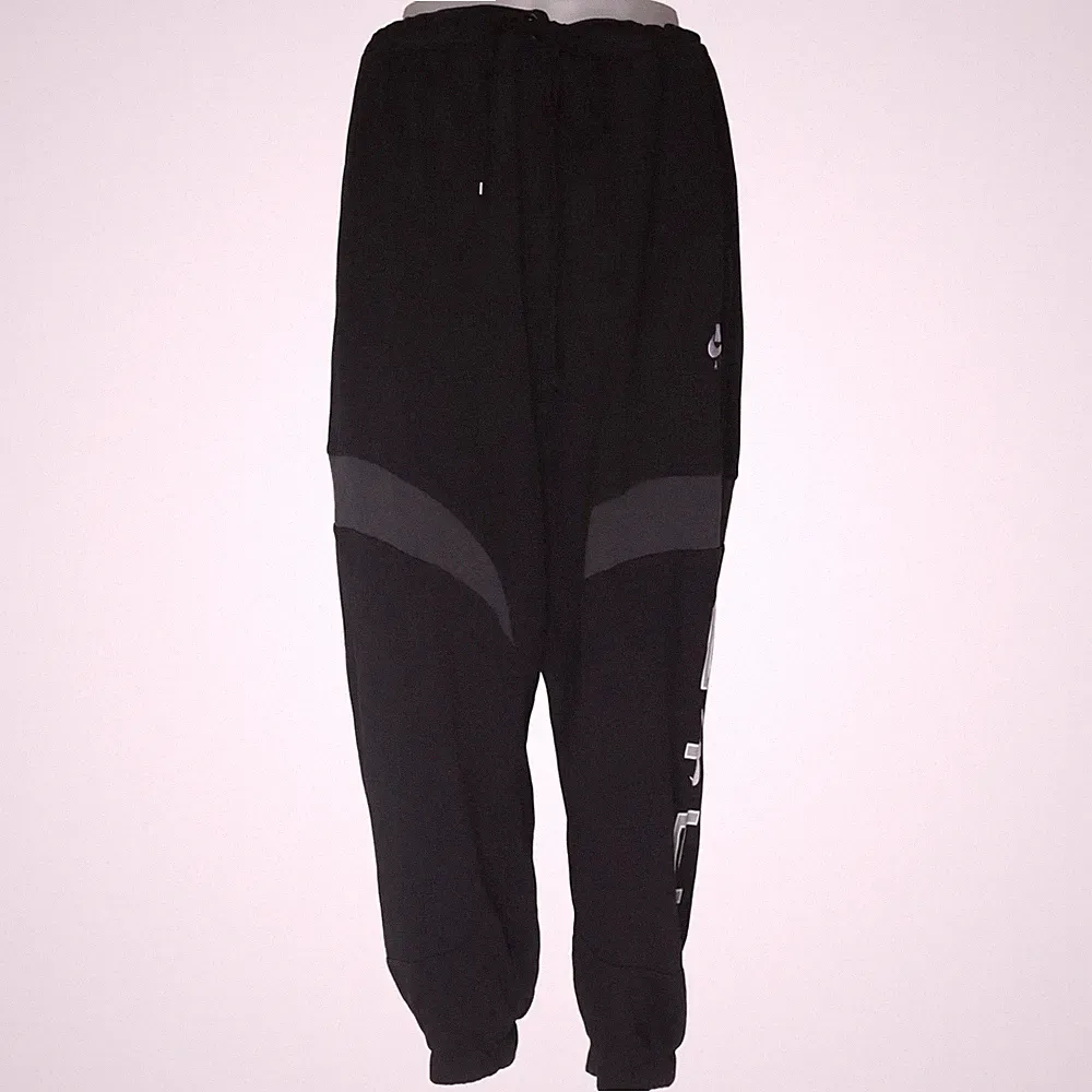 Nike, Jogginghose, Größe: 3XL, Schwarz/Grau, Baumwolle/Polyester, Einfarbig #mbU