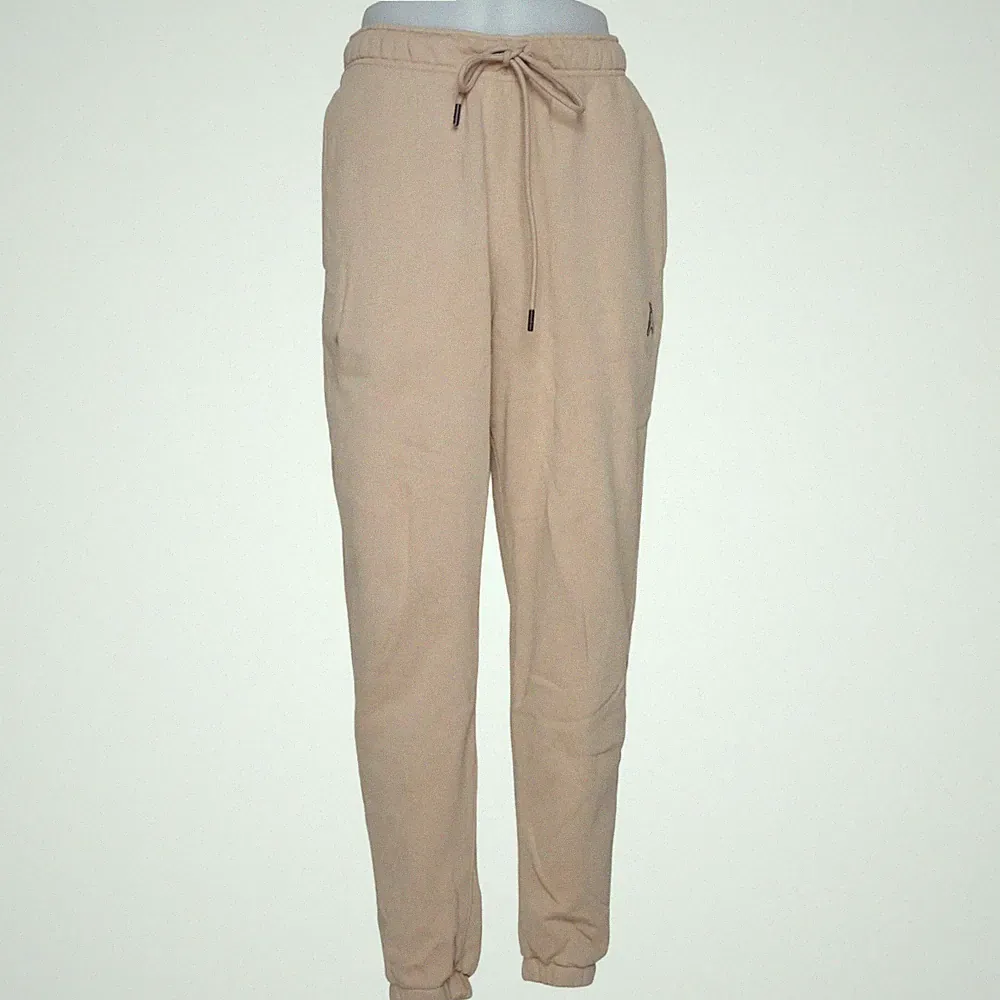 Nike, Jogginghose, Größe: 40, Beige, Baumwolle/Polyester, Einfarbig, Herren #SJj
