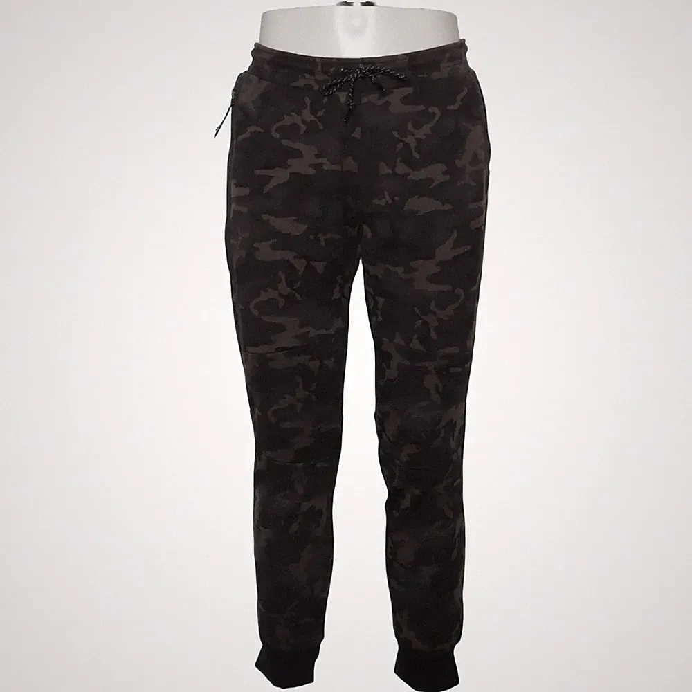 Nike, Jogginghose, Größe: 40, Schwarz/Grau, Baumwolle/Polyester, Camouflage #N8Q