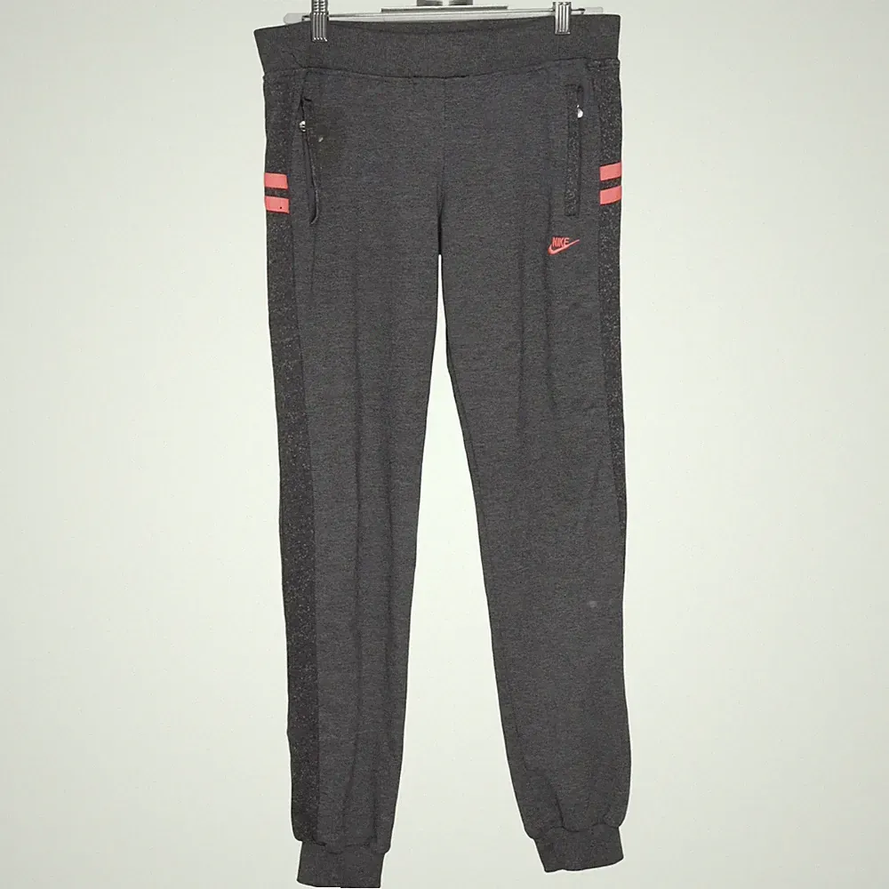 Nike, Jogginghose, Größe: 44/46, Grau, Baumwolle/Elasthan/Polyester, Print #prj