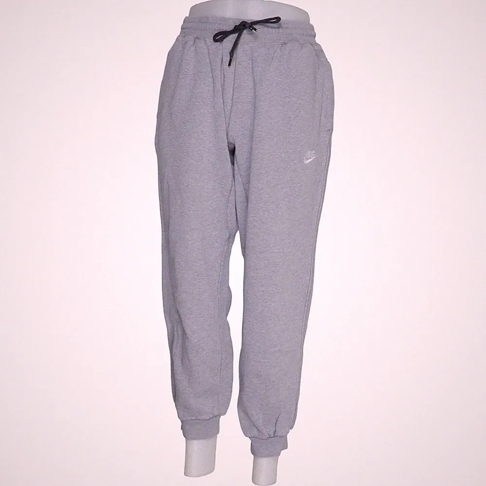 Nike, Jogginghose, Größe: 44, Grau, Baumwolle/Polyester, Einfarbig, Sweat #JYM