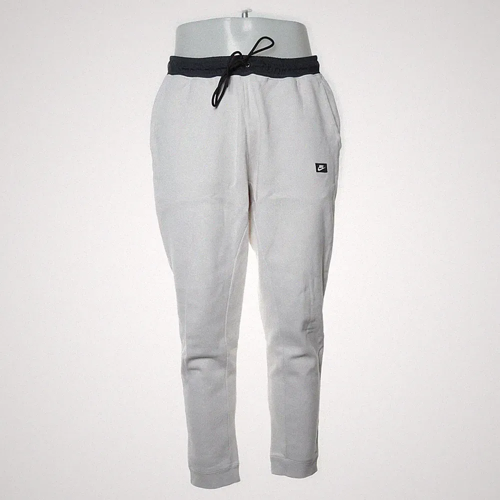 Nike, Jogginghose, Größe: L, Beige, Baumwolle/Polyester, Einfarbig, Sweat #TW5